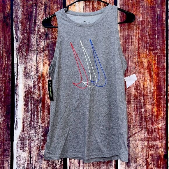 Nike Tops - NIKE Gray Tank Top